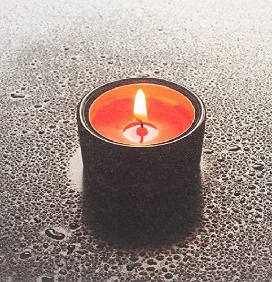 Luna24 simply great ideas... Leinwandbild LED Leinwandbild 1er Kerze 30x30, 1er Kerze von Luna24 simply great ideas...