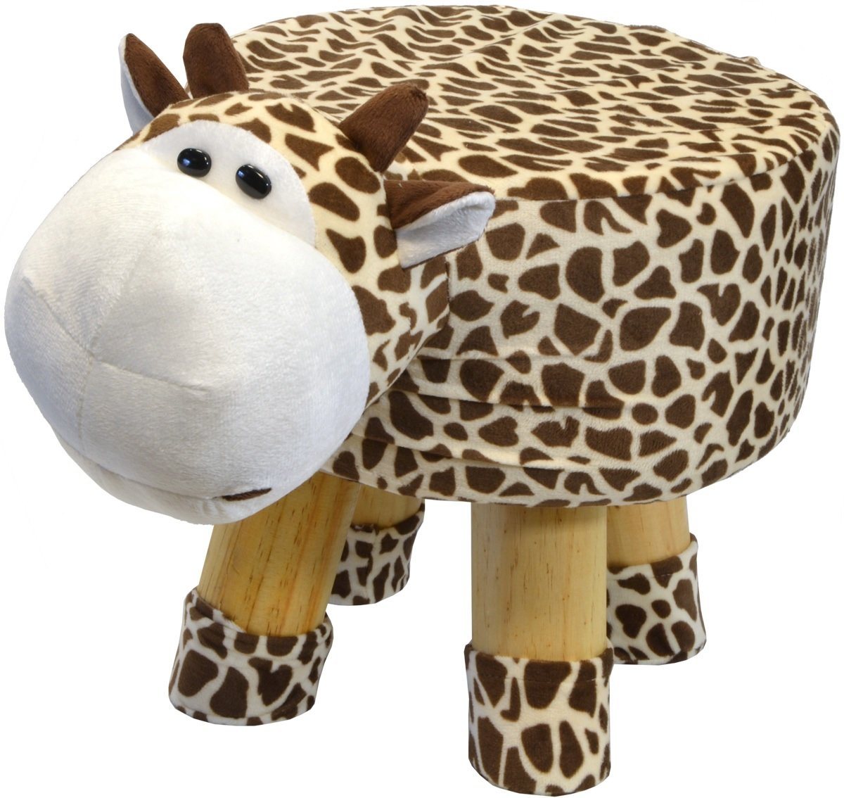 Luna24 simply great ideas... Sitzhocker Sitzhocker für Kinder im Giraffendesign, Kinderstuhl, Hocker von Luna24 simply great ideas...