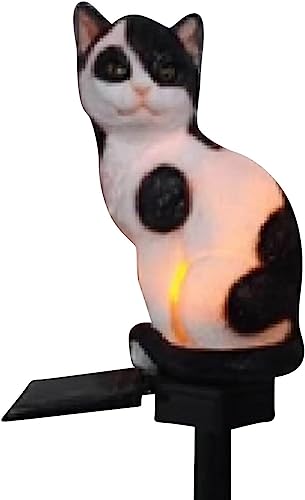 Luna24 simply great ideas... Solar Stableuchte sitzendes Kätzchen Katze schwarz/weiß, eine außergewöhnliche Solarlampe, Solarleuchte, Gartenstecker. Luna24 simply great ideas... Solar Stableuchte sitzendes Kätzchen Katze schwarz/weiß, eine außergewöhnliche Solarlampe, Solarleuchte, Gartenstecker. von Luna24 simply great ideas...