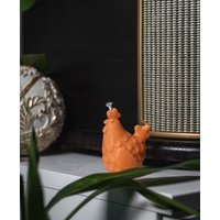 Hühner Ohne Muster; Handgefertigte Kerzen in Verschiedenen Farben; Osterkerze von LunaCandleAndClothes