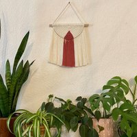 Kleiner Makramee Wandbehang - Handgemachte Boho Wanddekoration, Perfektes Kinderzimmer Makramee, Garn Kleiner Makramee Wandbehang - Handgemachte Boho Wanddekoration, Perfektes Kinderzimmer Makramee, Garn von LunaCraftsOnline