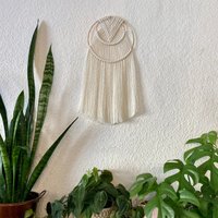 Makramee Kleiner Wandbehang - Handgemachte Boho Wanddekoration von LunaCraftsOnline
