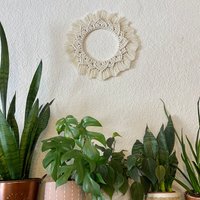 Makramee Mandala Wandbehang - Handgemachte Boho Wanddeko Makramee Mandala Wandbehang - Handgemachte Boho Wanddeko von LunaCraftsOnline