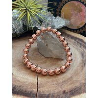 Rose Gold Hämatit Perlenarmband, Perlenarmband von LunaKaiCrystals