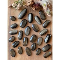 Gold Sheen Obsidian Palm Steine von LunaKaiCrystals