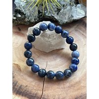 Natürliche Sodalith Perlenarmband, Perlenarmband von LunaKaiCrystals