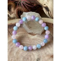 Natürliche Traumquarz Perlenarmbänder, Chakra Heilung, Perlenarmbänder von LunaKaiCrystals