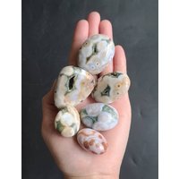 Alter Lager Ozean Jaspis Taschen Stein, Augenhöhlen Jaspis, Roh 7 Chakra Kristall, Entspannungs Beruhigender Kristall von LunaSkyCrystals