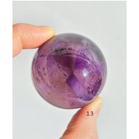 Ametrin-Kugel, Große Stirnchakra-Kristall, Beruhigender Kristall, Heilender Ametrin, Schützender Kristall von LunaSkyCrystals