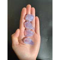 Blaue Edelstein Rosenquarz Trommelsteine, Taschenstein, Heilendes Herz Chakra, Selbstliebe Kristall, Beruhigender Rosa Chakra von LunaSkyCrystals