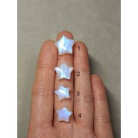 Blue Flash Mondstein-stern Neubeginn Taschenstein von LunaSkyCrystals