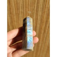 Blauer Mondsteinturm, Blauer Mondsteinpunkt, Kristall Für Weibliche Energie, Solarplexus-Chakra, Entspannungskristall, Neuer Anfang von LunaSkyCrystals