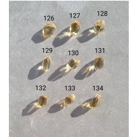 Natürlicher Citrin Taschenstein, Free Form, Energetisierender Kristall, Reichtum Schutzkristall, Heilendes Solar Plexus Chakra von LunaSkyCrystals