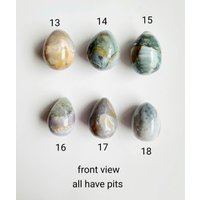 Ozean Jaspis Ei, Pastell Rosa Jaspis, Beruhigender Kristall, Heilendes Herzchakra, 7 Chakra Heiler von LunaSkyCrystals