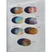 Ozean Jaspis Handschmeichler, Pastell Rosa Jaspis, Lavendel Beruhigender Kristall, Heilendes Herzchakra, Entspannungskristall von LunaSkyCrystals