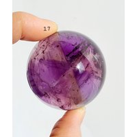 Regenbogen Ametrin Kugel, Große Drittes Auge Chakra Kristall, Beruhigender Heilender Ametrin, Schutzkristall von LunaSkyCrystals