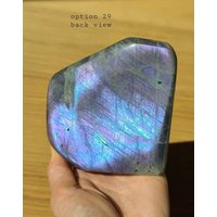 Violetter Labradorit, Kristall, Blauer Spektrolit, Reinigender Heilender Labradorit Kristall von LunaSkyCrystals