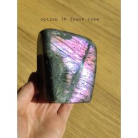 Violetter Labradorit, Kristall, Rosa Spektrolit, Kristall Zur Entspannung, Transformation von LunaSkyCrystals