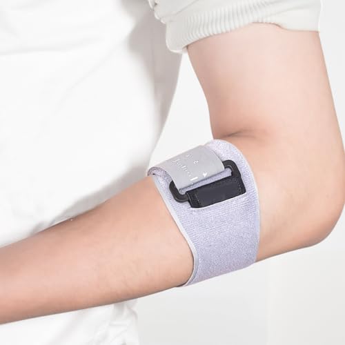 Ellenbogenbandage für Damen und Herren, Tennisarm Bandage mit Kompressionspad für Männer und Frauen Tennisellenbogen, Verstellbare und Rutschfeste Ellenbogenschoner für Tennis, Golf, Padel (Grau) von Lunaanda