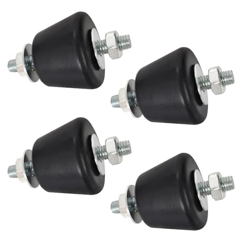 Gummipuffer Klimaanlage M8,4 Pcs Klima Silentblock, Klimageraet Anti Vibration Gummilager,Wandhalterung Gummi Schwingungsdaempfer, Antivibrationsfuesse, Schwingungsdämpfer von Lunaanda