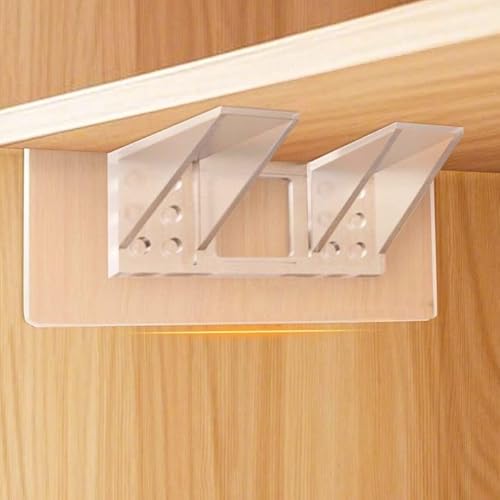 Lunaanda 8 Stück Klebehaken Schrankboden Träger Selbstklebend,Große Selbstklebende Regalhalterung,Doppelreihig Verdickt Regalstützen,Fachbodenträger Ohne Bohren,Schrankboden Halter Regalbrett Lunaanda 8 Stück Klebehaken Schrankboden Träger Selbstklebend,Große Selbstklebende Regalhalterung,Doppelreihig Verdickt Regalstützen,Fachbodenträger Ohne Bohren,Schrankboden Halter Regalbrett von Lunaanda