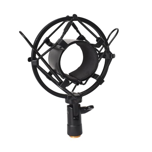 Universal Mikrofonhalter,Verstellbarer Mikrofonhalter,Mikrofonständer Shock Mount Reduziert Vibrations,Mikrofonclip Verbesserter, für Mikrofone mit Außendurchmesser Zwischen 45 mm und 50 mm Universal Mikrofonhalter,Verstellbarer Mikrofonhalter,Mikrofonständer Shock Mount Reduziert Vibrations,Mikrofonclip Verbesserter, für Mikrofone mit Außendurchmesser Zwischen 45 mm und 50 mm von Lunaanda