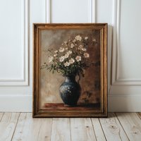 Poster Alte Blumenvase von LunaetNoctua