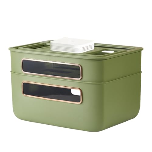 Kabelloser Router-Organizer, Wandregal für Modem-Aufbewahrung, Desktop-Kabelmanagementbox, Internet-Hub-Ständer, WiFi-Extender-Halter, Smart-Home-Netzwerkregal, Netzteil-Organizer für Wohnzimmer Kabelloser Router-Organizer, Wandregal für Modem-Aufbewahrung, Desktop-Kabelmanagementbox, Internet-Hub-Ständer, WiFi-Extender-Halter, Smart-Home-Netzwerkregal, Netzteil-Organizer für Wohnzimmer von Lunaobrik