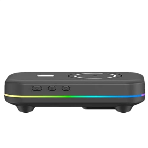 Lunaobrik Bewegen Sie automatische Mäuse, LED-Mäuse | ABS verhindert das Blockieren des Computers RGB Light Tech Mice | Schreibtischgerät, Tischzubehör für Thanksgiving, von Lunaobrik