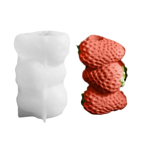 Lunaobrik Frucht Silikonform,Knetmasse Harz Silikon Gussform - Festliche Dekorformen Für Kerzen Seife Harz Kunst Halloween Hochzeit Weihnachten von Lunaobrik