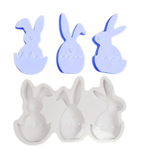 Lunaobrik Ostern Formen Kaninchen Silikonform Silikonform für Kaninchen Harz Antihaft Harz Formen für Osterhasenkerzen für Handwerk Herstellung Lunaobrik Ostern Formen Kaninchen Silikonform Silikonform für Kaninchen Harz Antihaft Harz Formen für Osterhasenkerzen für Handwerk Herstellung von Lunaobrik