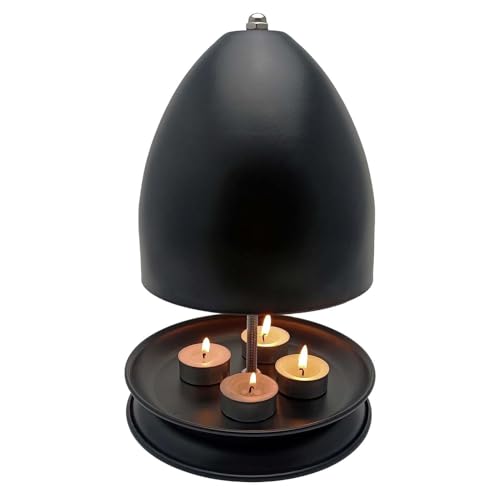 Teelicht Heizer: Teelicht Heizer, Kerzenofen, Kerzenheizkörper | Doppelwandige Metallheizung mit isolierter Abdeckung für Wohnzimmer, Schlafzimmer, Terrasse, Büro, Camping Teelicht Heizer: Teelicht Heizer, Kerzenofen, Kerzenheizkörper | Doppelwandige Metallheizung mit isolierter Abdeckung für Wohnzimmer, Schlafzimmer, Terrasse, Büro, Camping von Lunaobrik