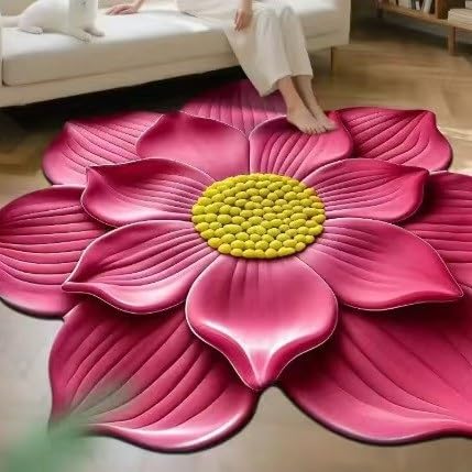 Sonnenblumen-Teppich, rund, Sonnenblumenteppich für Wohnzimmer, Eingangsmatte für drinnen und draußen, super saugfähig, ultradünn, rutschfest, schnell trocknend, für drinnen und draußen, passt unter Sonnenblumen-Teppich, rund, Sonnenblumenteppich für Wohnzimmer, Eingangsmatte für drinnen und draußen, super saugfähig, ultradünn, rutschfest, schnell trocknend, für drinnen und draußen, passt unter von LunarCrafters