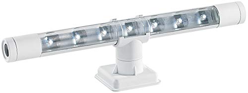 Lunartec Unterbauleuchte Batterie: Flexible warmweiße 4in1-LED-Unterbauleuchte, weiß (Küche ohne Kabel, Lichtleiste Küche ohne Kabel, Unterschrank Beleuchtung kabellos) von Lunartec