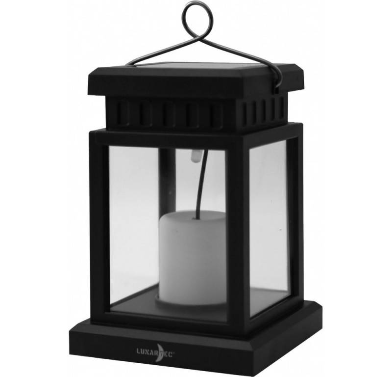 Lunartec LED Laterne Solar klein - LED-Laterne - schwarz von Lunartec