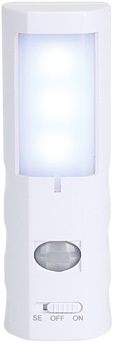 Lunartec - LED-Nachtlicht mit Bewegungsmelder, batteriebetrieben von Lunartec