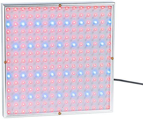 Lunartec LED Wachstumslampe: Profi LED-Pflanzen-Wachstums-Leuchtpanel mit 225 LEDs, 250 Lumen (Wachstumslampen für Pflanzen, LED Wachstumslampen fuer Profis, Unterbauleuchten) von Lunartec