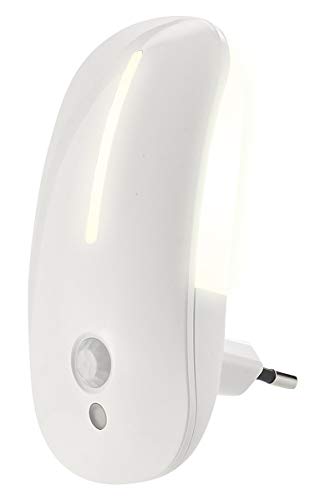 Lunartec Nachtlicht Bewegung: LED-Steckdosen-Nachtlicht mit Bewegungsmelder & Dämmerungs-Sensor (Bewegungssensor, Steckdosenlicht Bewegungsmelder, Lampe innen Steckdose) von Lunartec
