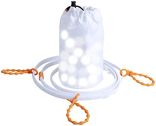 Lunartec Schirmbeleuchtung: 2in1-Outdoor-USB-LED-Lichtschlauch, 90 LEDs, 630 lm, weiß, IP67, 3 m (Licht-Schlauch, Lichtschlauch Weihnachten, Weihnachtsbeleuchtung) von Lunartec