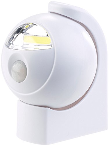 Lunartec Sensor Licht: Ultrahelle COB-LED-Lampe mit Batteriebetrieb, PIR-Sensor, 120 Lumen (LED Sensorleuchte Batterie, Licht mit Bewegungssensor, Lampen Bewegungsmelder) von Lunartec