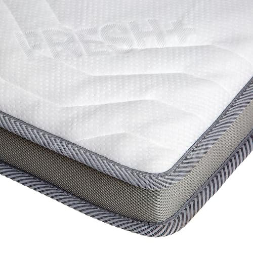 11cm Topper 80x200 cm H3 Matratzentopper Matratzenauflage aus Kaltschaum mit 7 Zonen, für alle Matratzen & Betten geeignet von Lunea Möbel von Lunea Möbel