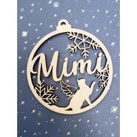 Weihnachtskugel, Personalisiertes Katzen-Gedenkkugel-Ornament Mit Namen Weihnachtskugel, Personalisiertes Katzen-Gedenkkugel-Ornament Mit Namen von LunefulleCreations