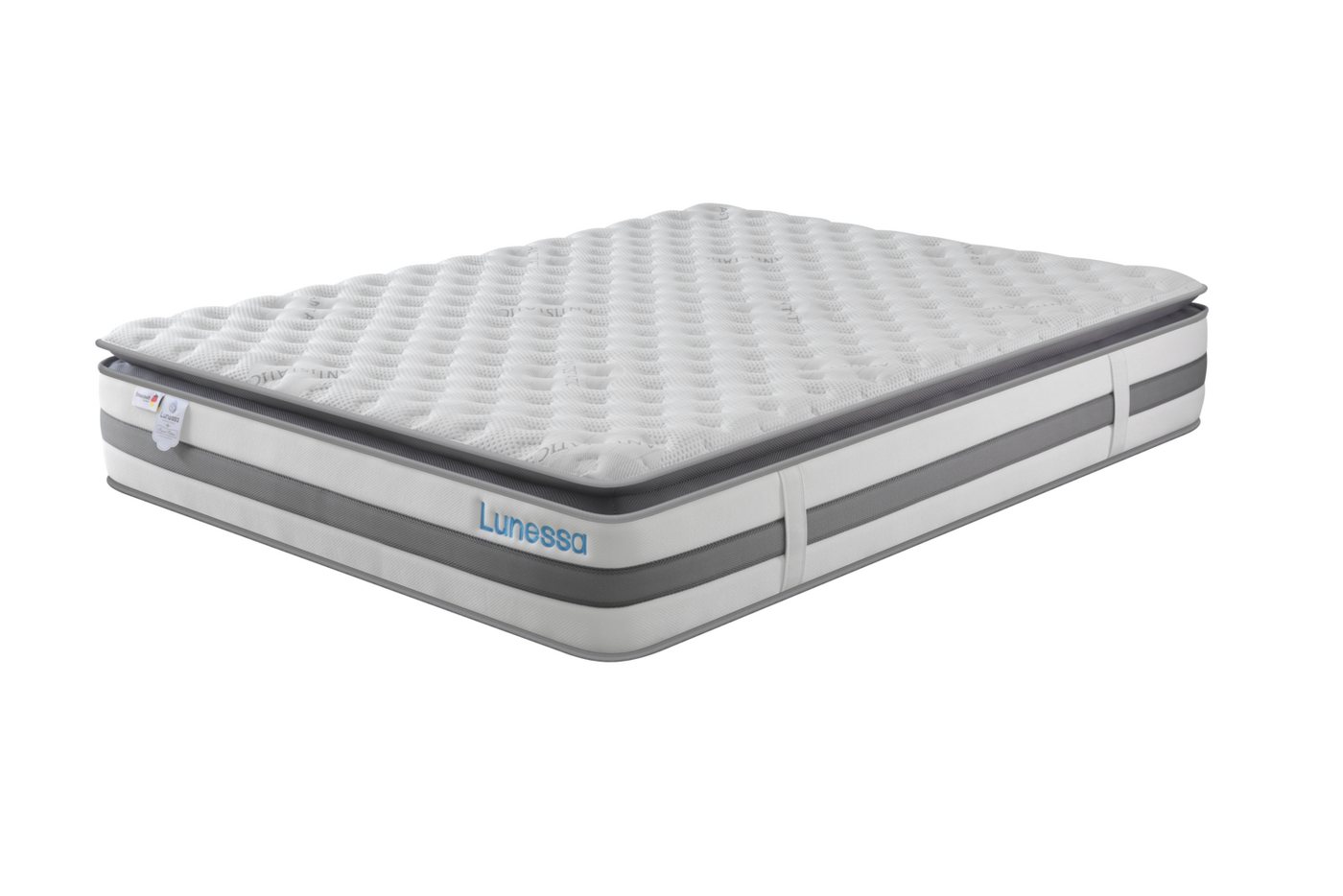 Taschenfederkernmatratze Zenith – Premium Hybridmatratze mit Gel-Memory, Lunessa, 32 cm hoch von Lunessa
