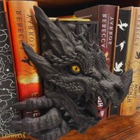 Bookshelf Decor Booknook Dragon Fourth Wing Book 3D Printed Nook Ends Bookends Booklover Gift von Lunivox