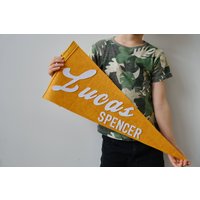 Personalisierte Wimpelkette Aus Filz, Personalisierbare Filz Für Kinderzimmer von LunnaDecor