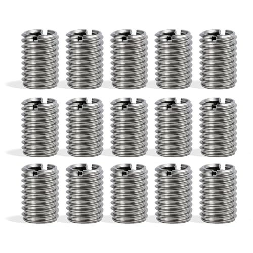 15 PCS Gewindeeinsatz m10 Auf m8,15mm, Edelstahl Gewindeadapter Hülse, Gewindebuchse Eindrehmuffe Reduziere Mutter M10 1.5 Außengewinde zu M8 1.25 Innengewinde Verbindungselement Schraube Set 15 PCS Gewindeeinsatz m10 Auf m8,15mm, Edelstahl Gewindeadapter Hülse, Gewindebuchse Eindrehmuffe Reduziere Mutter M10 1.5 Außengewinde zu M8 1.25 Innengewinde Verbindungselement Schraube Set von Lunpoem