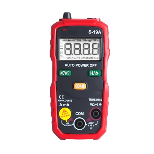 S -19A Digital Multimeter LCD -Bildschirm Hochgenauigkeitsspannungsstrom Tester für die Industrie von Lunpog