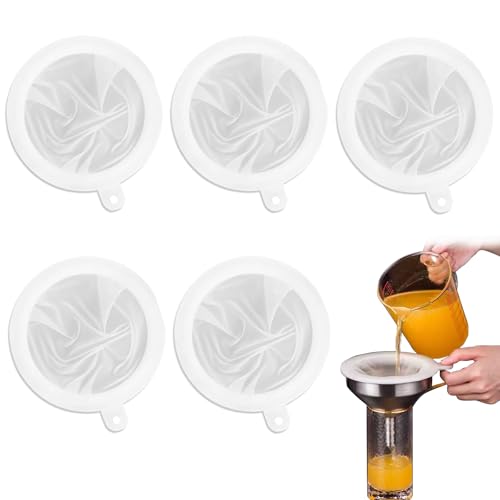 Sieb Fein, 5 Stück Feines Sieb Mit Griff Ultrafeines Trichterfilte 100/200/300/400/450 Mesh Haarsieb Haushaltssieb Handsieb Küchensieb für Saft Kaffee Suppe Küche Netzsieb Sieb Fein, 5 Stück Feines Sieb Mit Griff Ultrafeines Trichterfilte 100/200/300/400/450 Mesh Haarsieb Haushaltssieb Handsieb Küchensieb für Saft Kaffee Suppe Küche Netzsieb von Lunyloer