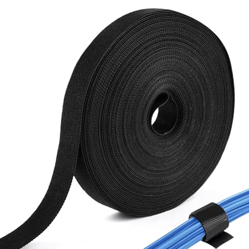 15m Klett Kabelbinder Schwarz 20mm Breit Klett Kabelbinder Wiederverschließbar Klettband Beidseitig Klettband Rolle Freie Schnittlänge Kabel Klettverschluss Für Kabel Organisieren, Schläuche, Schnüre 15m Klett Kabelbinder Schwarz 20mm Breit Klett Kabelbinder Wiederverschließbar Klettband Beidseitig Klettband Rolle Freie Schnittlänge Kabel Klettverschluss Für Kabel Organisieren, Schläuche, Schnüre von Lunza