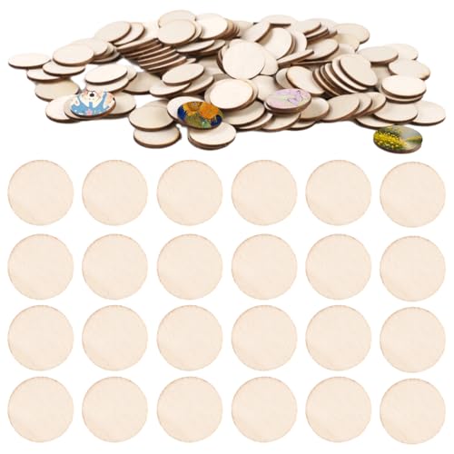 400 Stück Runde Holzscheiben zum Basteln 20mm Kleine Holzscheiben Rund Glatt Geschliffen Naturholzscheiben für DIY, Dekoration und Handwerk Ideal für Weihnachten, Hochzeit und Scrapbooking, 2mm Dicke 400 Stück Runde Holzscheiben zum Basteln 20mm Kleine Holzscheiben Rund Glatt Geschliffen Naturholzscheiben für DIY, Dekoration und Handwerk Ideal für Weihnachten, Hochzeit und Scrapbooking, 2mm Dicke von Lunza